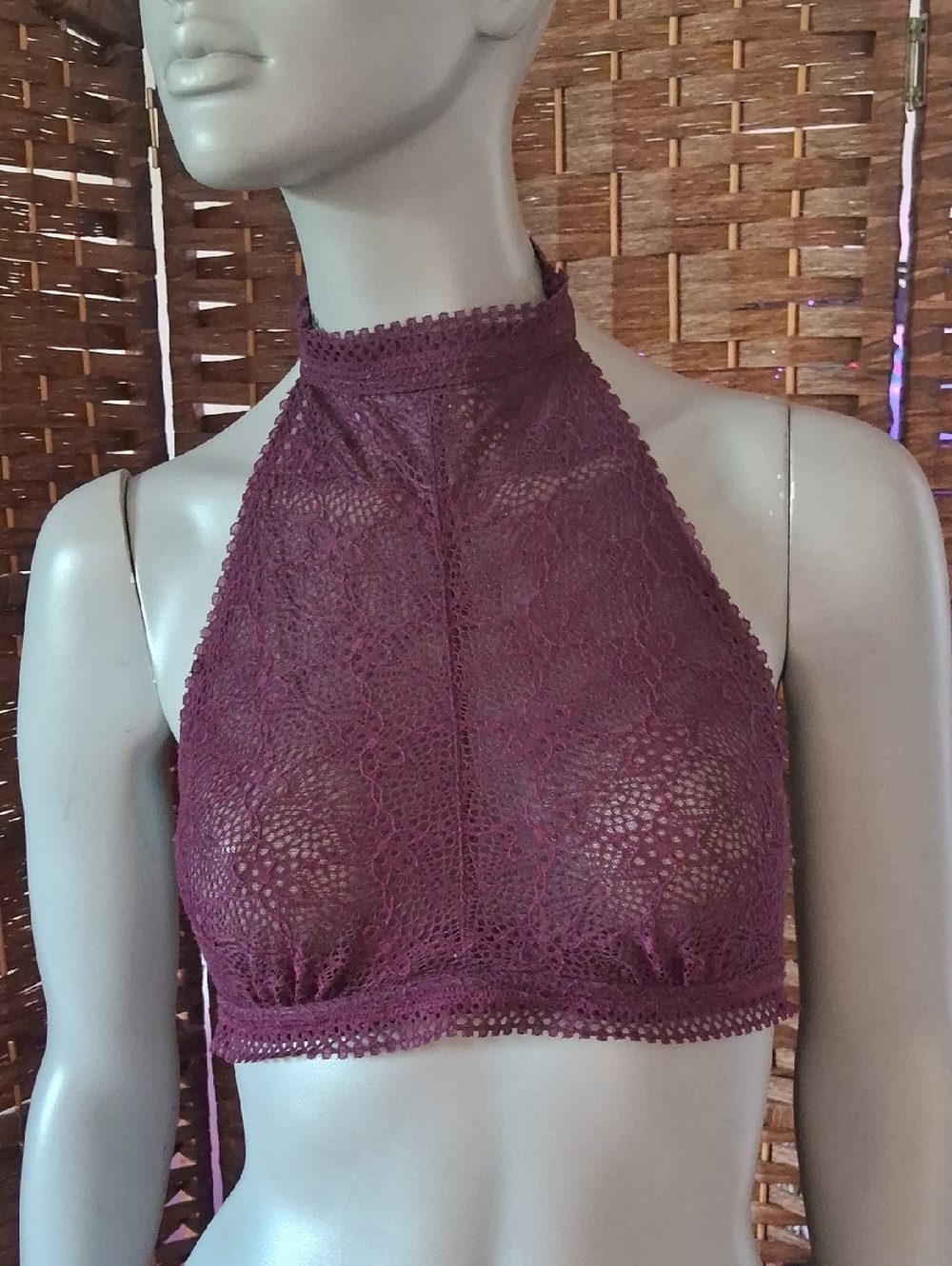 🌟 3/$30. Victoria's Secret Lace Bra in Deep Plum